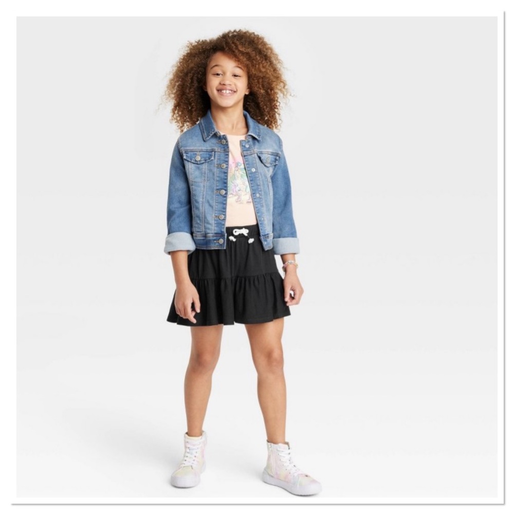 Girls Tiered Knit Skort Cat & Jack